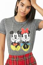 Forever21 Mickey & Minnie Mouse Graphic Tee