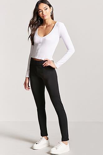 Forever21 Ankle-zip Leggings