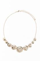 Forever21 Grecian Coin Statement Necklace