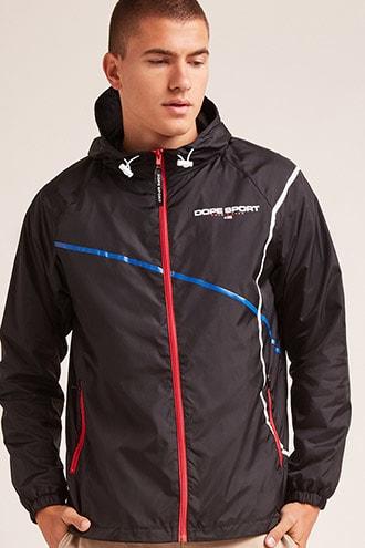 Forever21 Dope Hooded Windbreaker