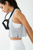 Forever21 Active Perforated Cropped Tank Top