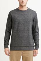 21 Men Men's  Charcoal & Red Marled French Terry Tee