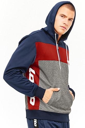 Forever21 Lotto Colorblock Hoodie