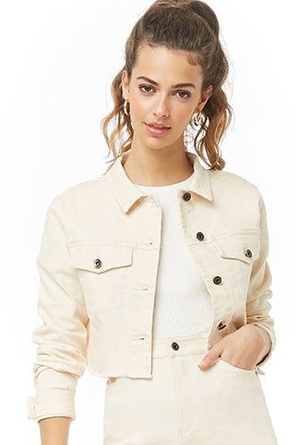 Forever21 Denim Cropped Jacket