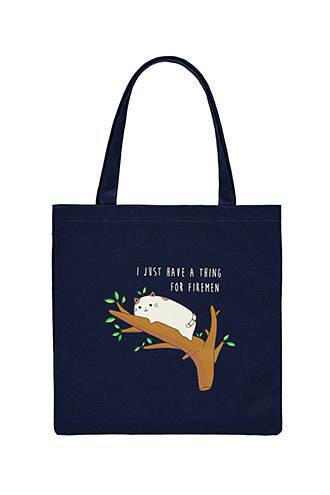 Forever21 I Just Have A Thing For Firemen Tote Bag