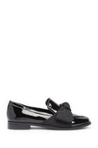 Forever21 Faux Patent Leather Bow Loafers