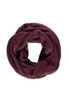 Forever21 Purl Knit Infinity Scarf (burgundy)