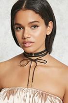 Forever21 Faux Suede Layer Choker Set