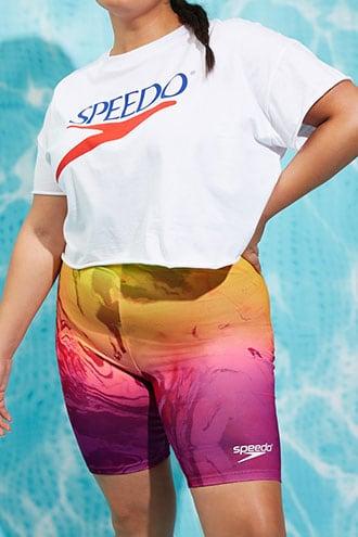 Forever21 Plus Size Speedo Biker Shorts