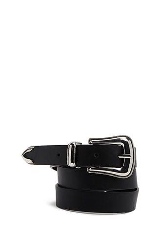 Forever21 Faux Leather Etched Belt