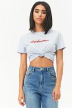 Forever21 Daydream Embroidered Tee