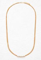 Forever21 Layered Square Charm Necklace
