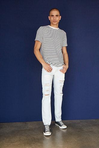 Forever21 Levis 511 Distressed Slim Jeans