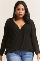 Forever21 Plus Size Surplice High-low Top