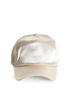 Forever21 Eptm Cream Satin Trucker Hat