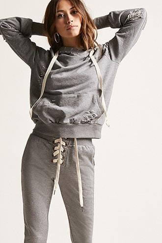Forever21 Lace-up Joggers
