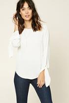 Love21 Women's  Contemporary Semi-sheer Top