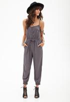 Forever21 Buttoned Geo Jumpsuit