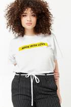 Forever21 Plus Size Made With Love Graphic Tee