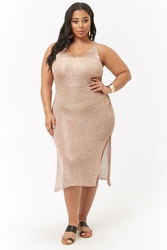 Forever21 Plus Size Sheer Swim Cover-up