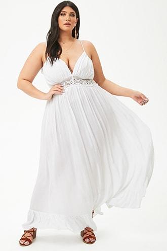 Forever21 Plus Size Boho Me Halter Maxi Dress