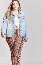 Forever21 Plus Size Printed Flared Pants