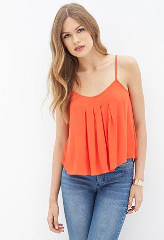 Forever21 Contemporary Crisscross-back Georgette Cami