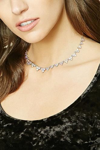 Forever21 Iridescent Collar Necklace