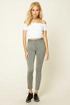 Forever21 Women's  Sage Skinny Knit Pants