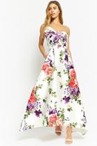 Forever21 Floral High-low Gown