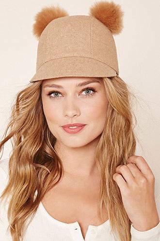Forever21 Women's  Faux Fur Ear Cap