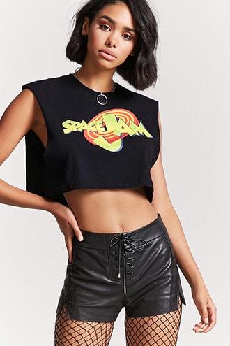 Forever21 Space Jam Graphic Muscle Tee