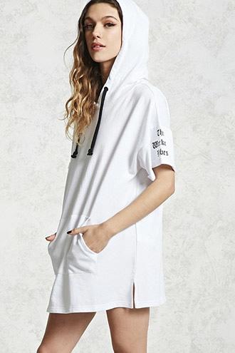 Forever21 Weekend Vibes Hoodie Dress
