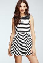 Forever21 Striped Layered Dress
