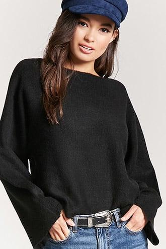 Forever21 Kimono-sleeve Sweater