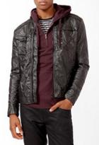 Forever21 Quilted Faux Leather Jacket
