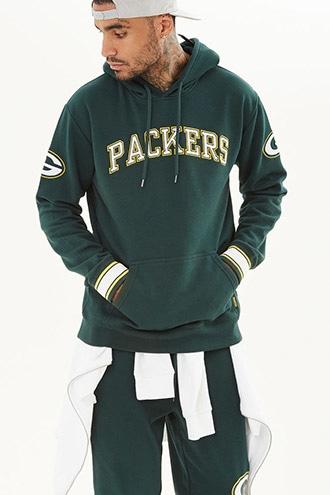21 Men Men's Nfl Packers Fleece Hoodie