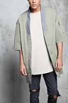Forever21 Open-front Utility Jacket