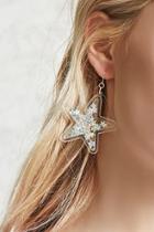 Forever21 Confetti Star Drop Earrings