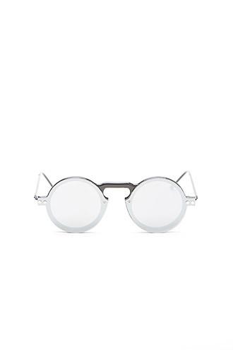 Forever21 Black & Silver Spitfire Aurora Sunglasses