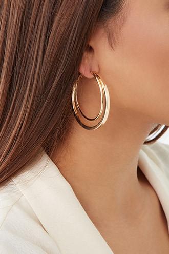 Forever21 Dual Hoop Earrings