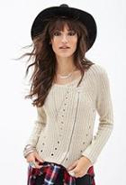 Forever21 Asymmetric Zipper Cardigan
