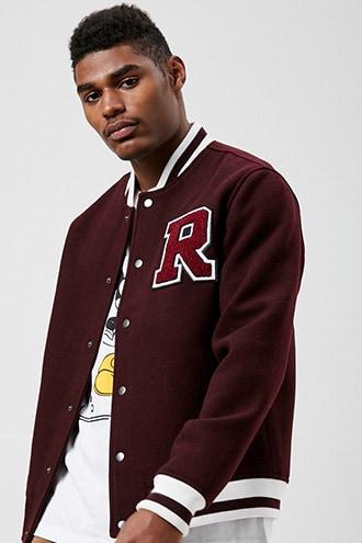 Forever21 Felt Varsity Jacket