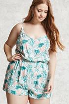 Forever21 Plus Size Tropical Romper