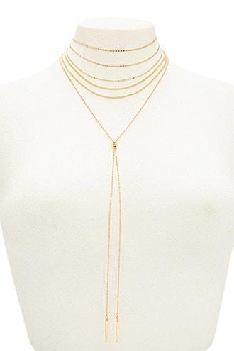 Forever21 Bolo Layered Necklace Set