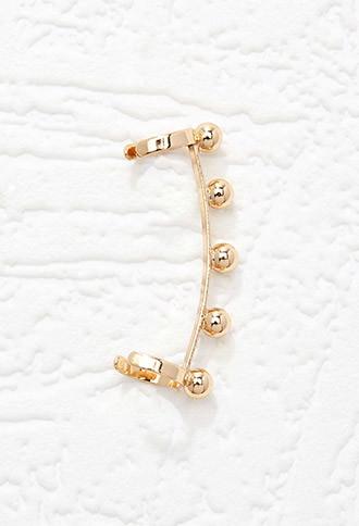 Forever21 Ball-trimmed Ear Cuff