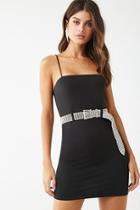 Forever21 Rhinestone Belt Cami Mini Dress