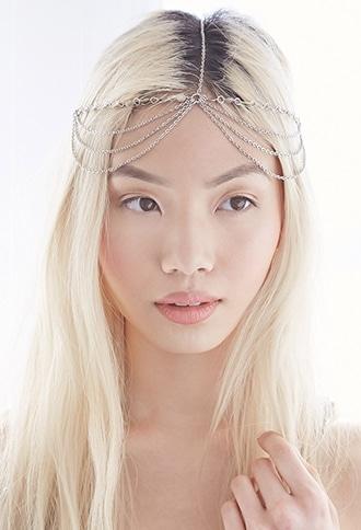 Forever21 Draped Chain-front Headpiece