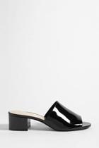 Forever21 Faux Patent Leather Slide Sandals