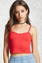 Forever21 Sweetheart Crop Top